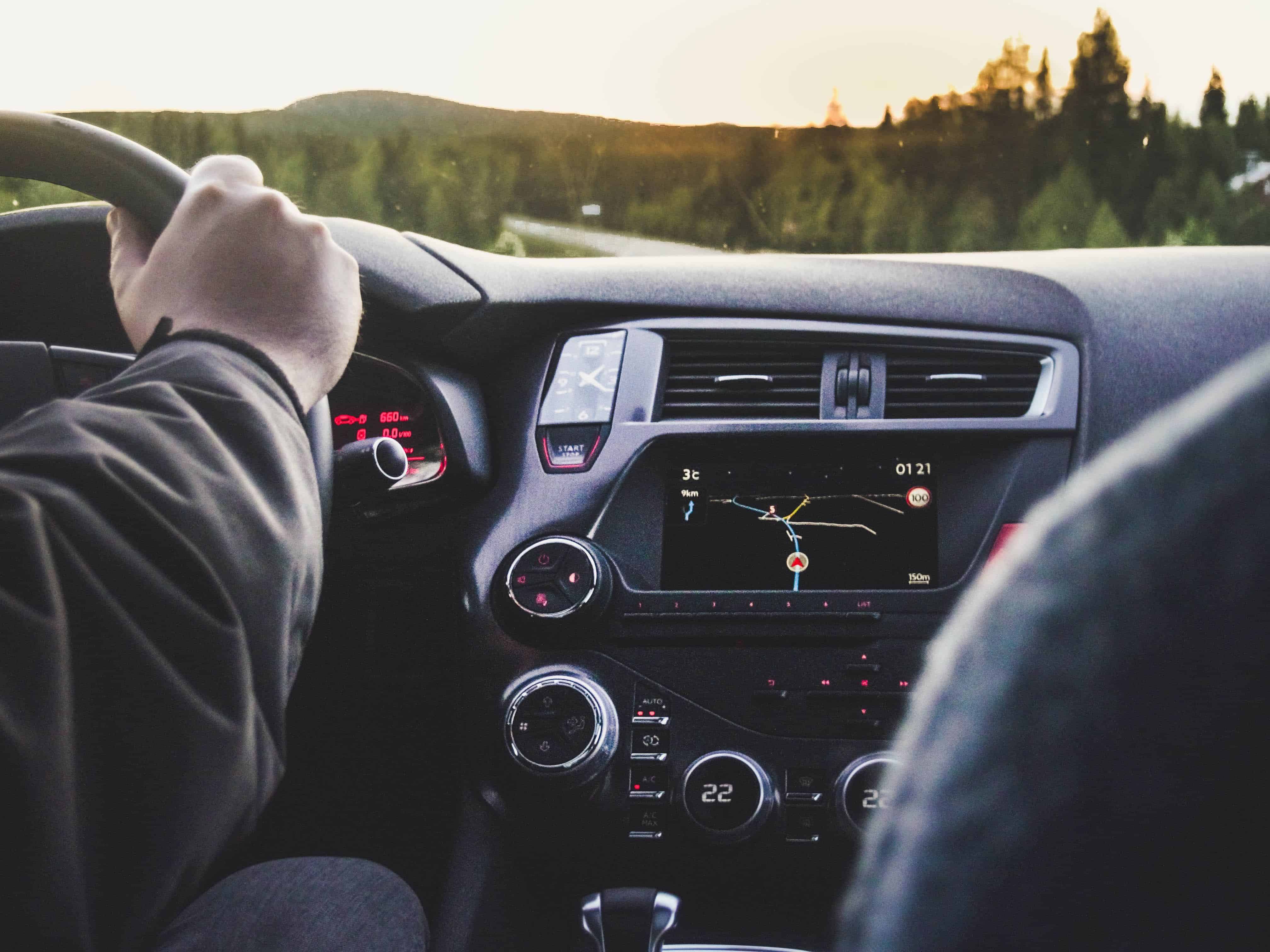 Tableau de bord de voiture