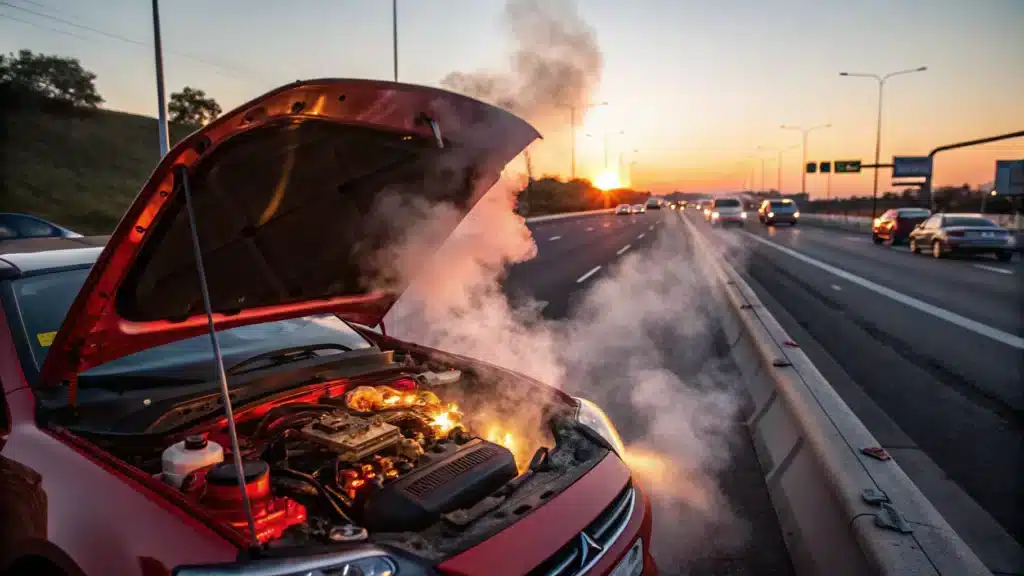 Surchauffe moteur